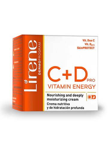 Lirene VITAMIN ENERGY С D PRO Moisturizing and brightening cream-gel 50 ml
