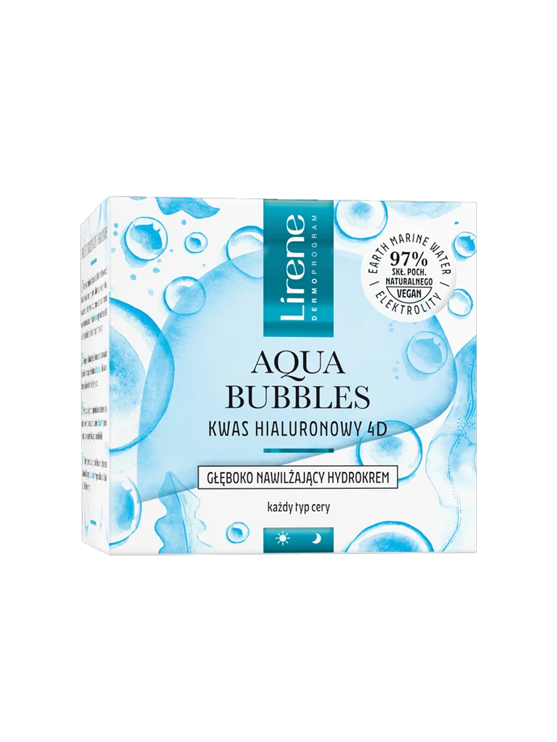 Lirene AQUA BUBBLES Deeply moisturizing hydrocream 50 ml