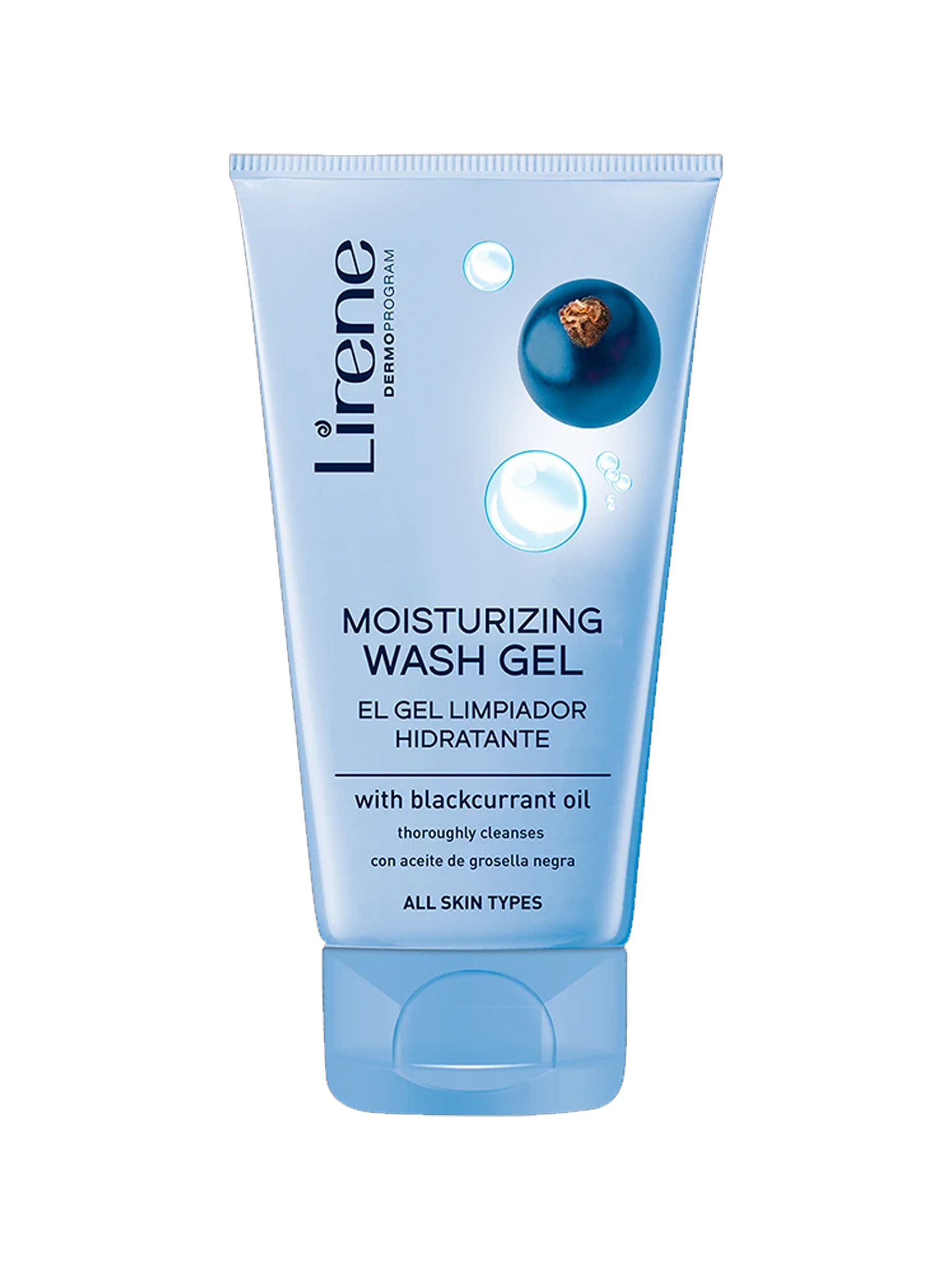 Lirene Moisturizing face washing gel with blackcurrant oil 150 ml