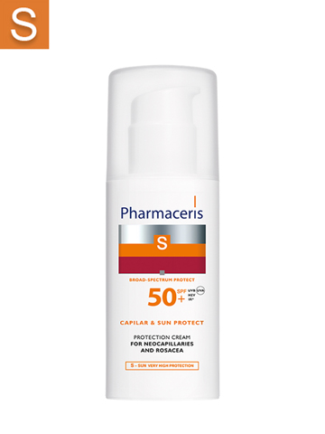 PHARMACERIS S PROTECTIVE CREAM FOR CAPILLARY SKIN AND SKIN WITH ROSACEA SPF 50   CAPILAR & SUN PROTECT 50 ML