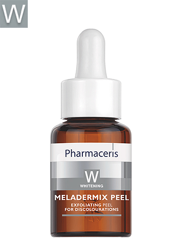 Pharmaceris W EXFOLIATING PEEL FOR DISCOLOURATIONS with 20% of acids (glycolic, lactic, madelic) MELADERMIX PEEL 30 ml
