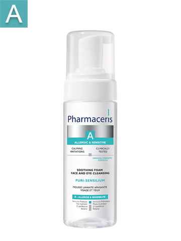 PHARMACERIS A SOOTHING FOAM FACE AND EYE CLEANSING  PURI-SENSILIUM 150 ML