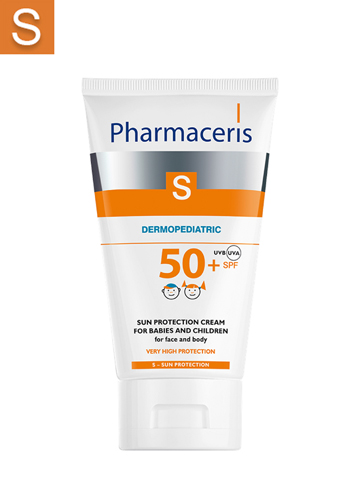 PHARMACERIS S SUN PROTECTION FACE AND BODY CREAM SPF 50   FOR BABIES AND CHILDREN 125 ML
